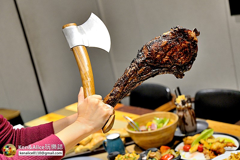 台北中山美食-棧直火廚房-戰斧牛排