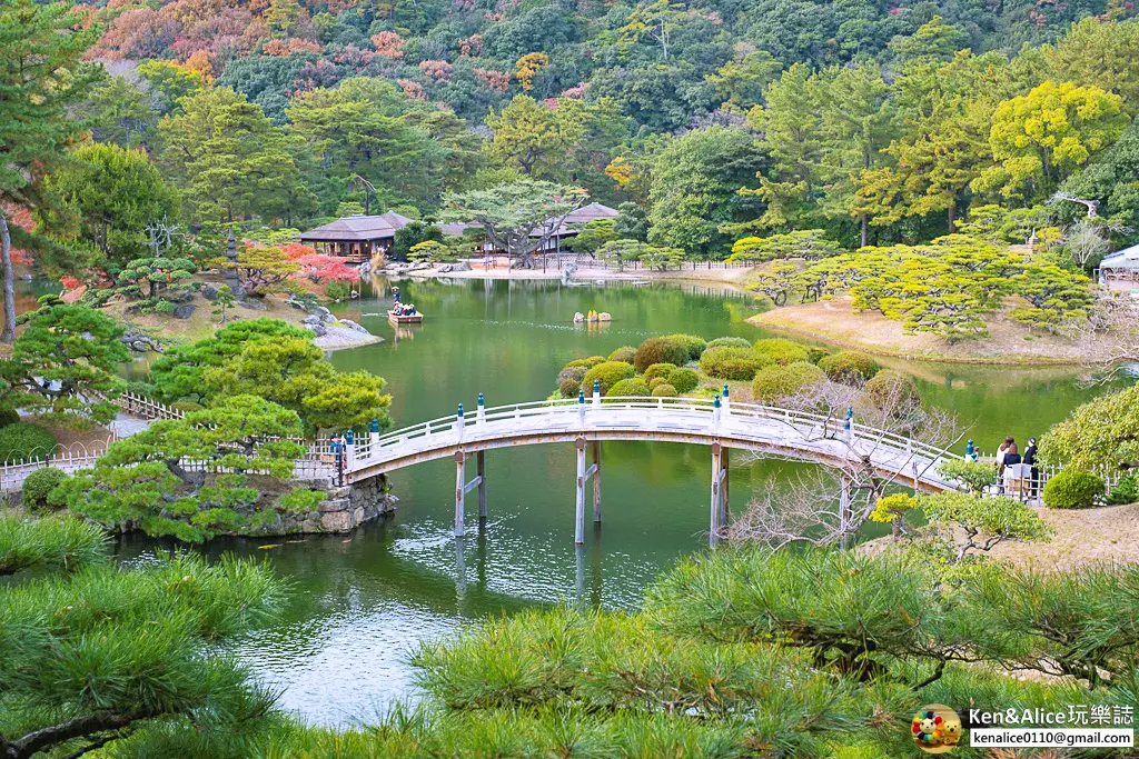 日本四國高松景點-栗林公園