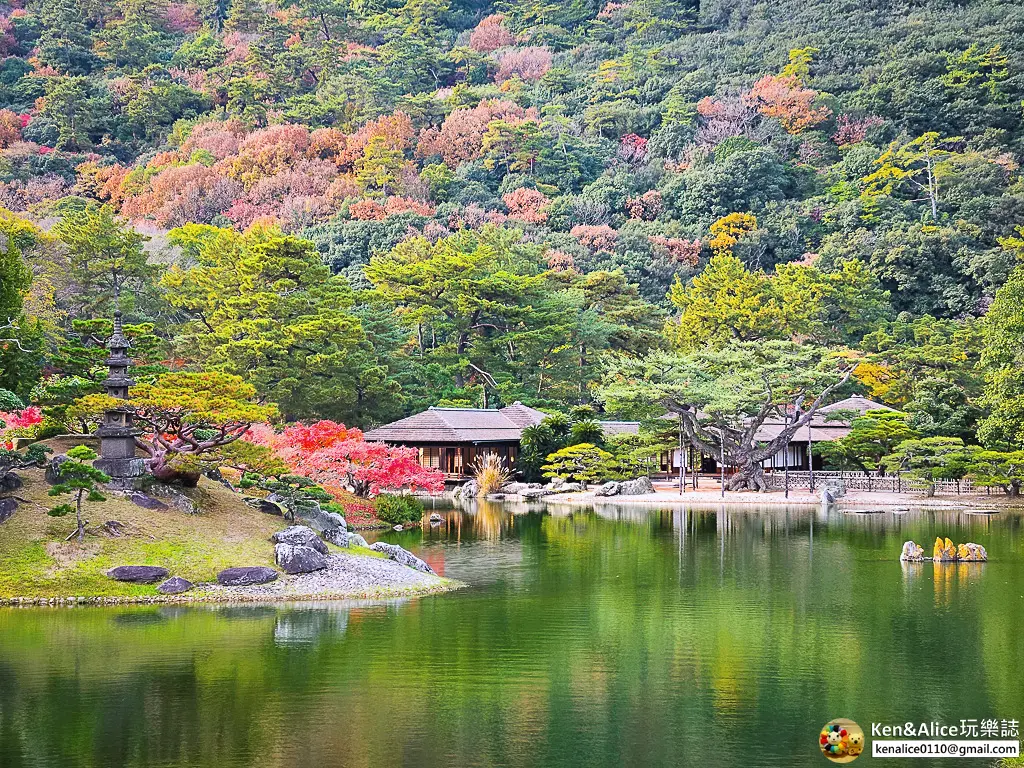 日本四國高松景點-栗林公園