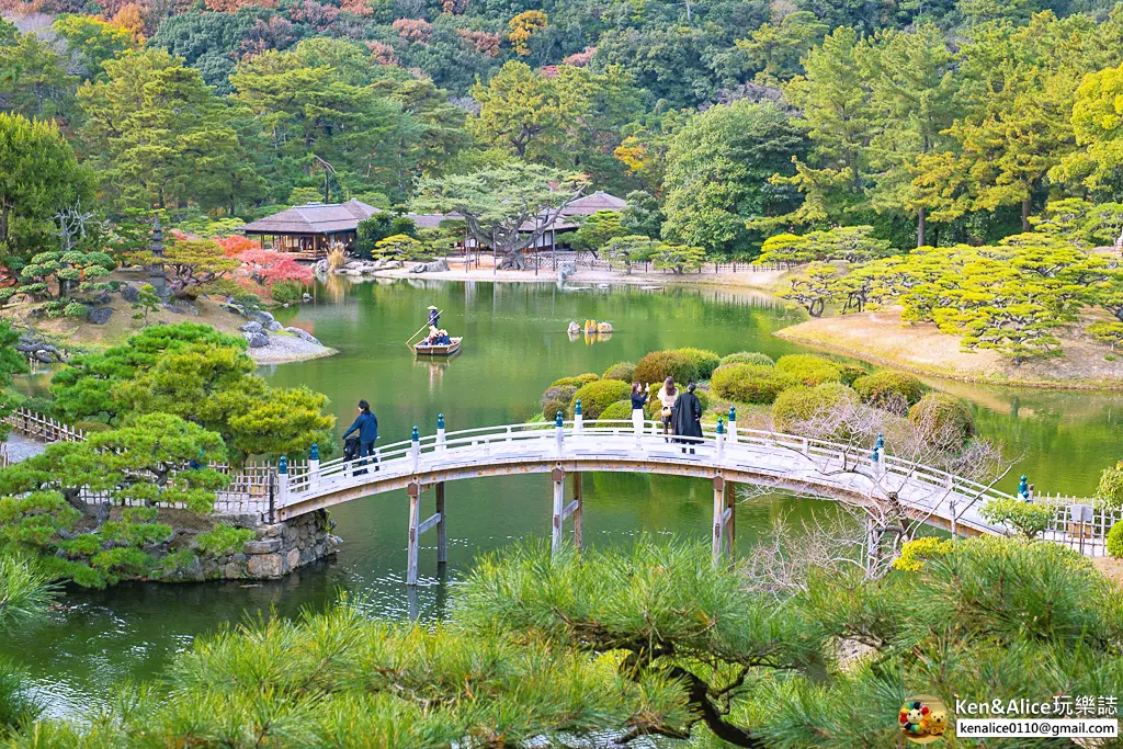 日本四國高松景點-栗林公園