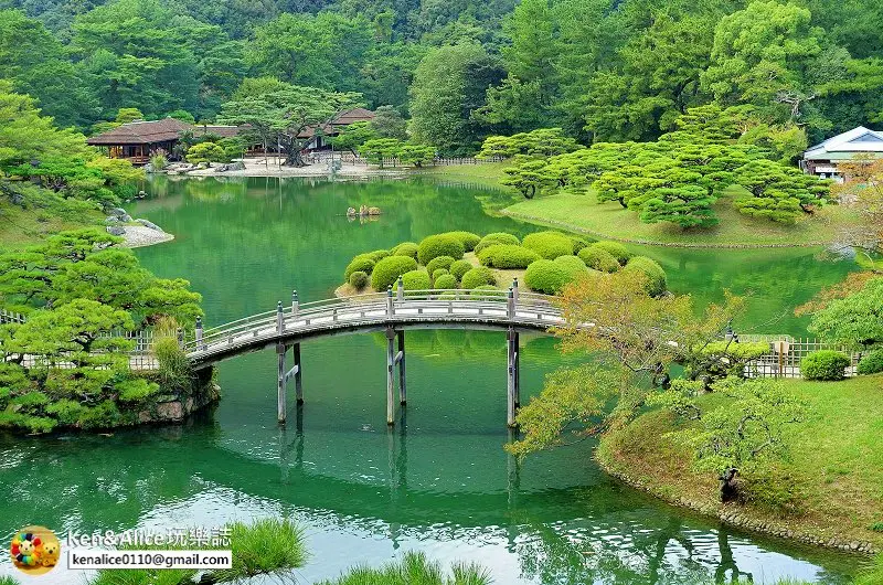 日本四國高松景點-栗林公園