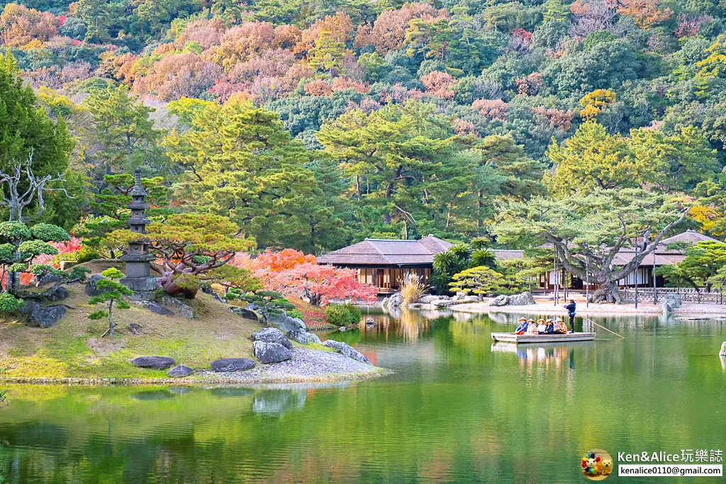 日本四國高松景點-栗林公園