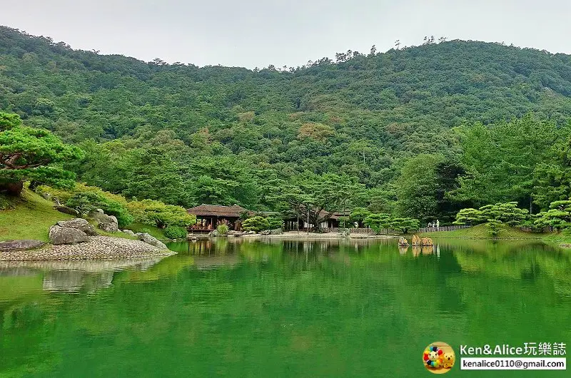 日本四國高松景點-栗林公園