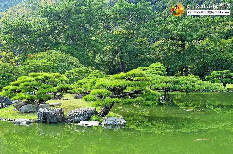 日本四國高松景點-栗林公園