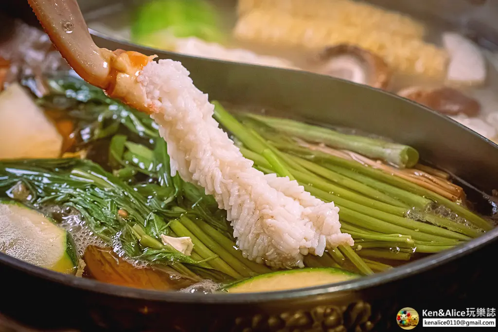 台北高級火鍋-二本松涮涮鍋-松葉蟹和牛套餐
