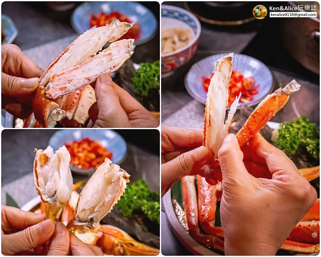 台北高級火鍋-二本松涮涮鍋-松葉蟹和牛套餐