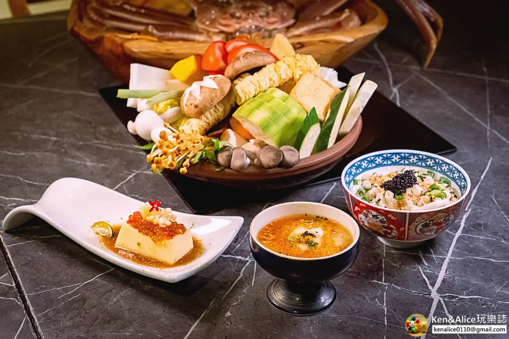 台北高級火鍋-二本松涮涮鍋-松葉蟹和牛套餐