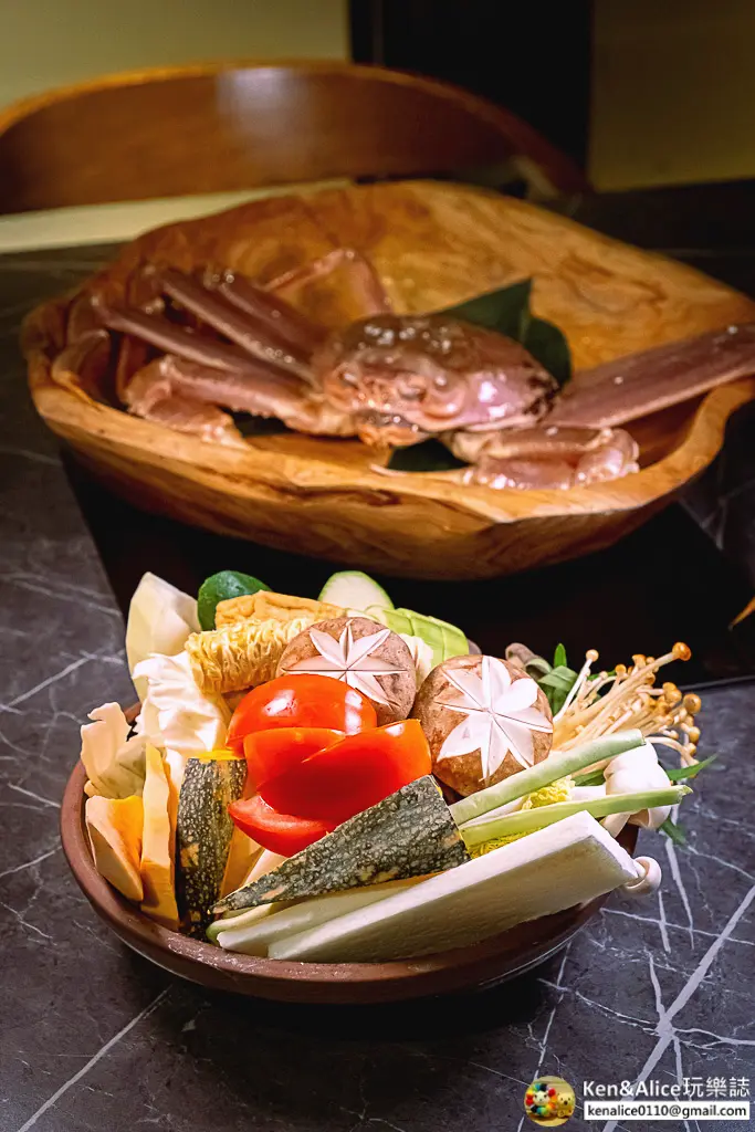 台北高級火鍋-二本松涮涮鍋-松葉蟹和牛套餐