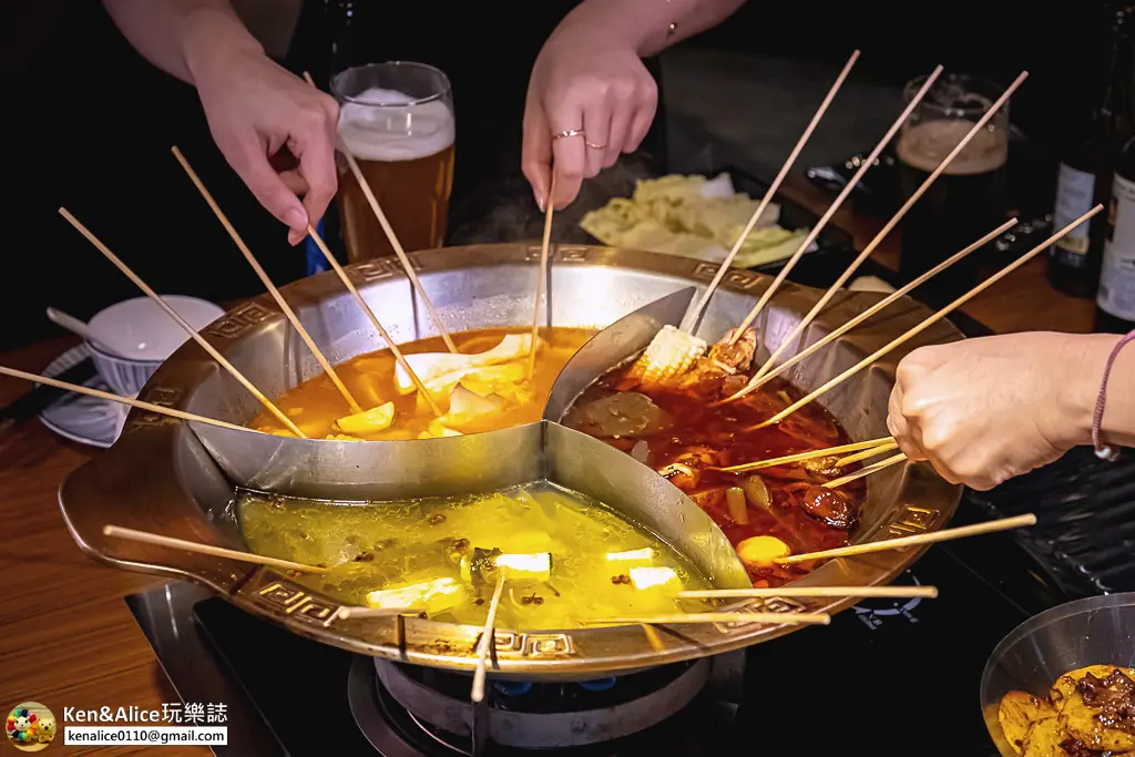 台北西門美食-ABV串串啤酒館-重慶火鍋