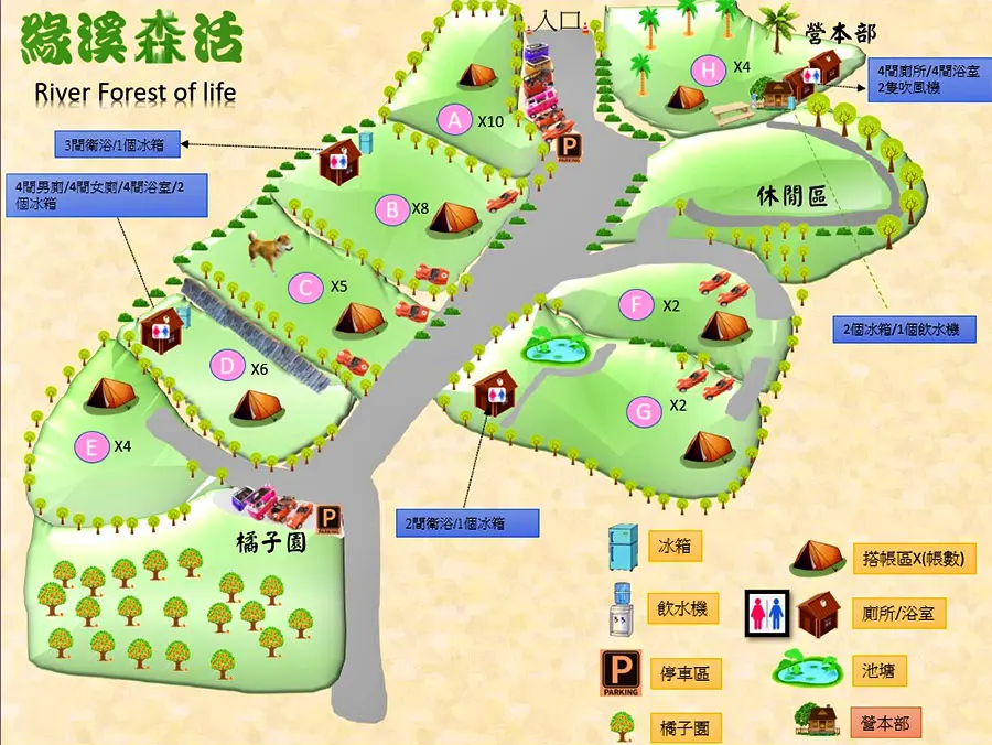 新竹露營-緣溪森活露營地